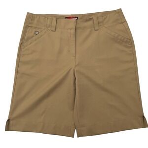Grand Slam Womens Tan Golf Shorts Grand Slam Womens Sports Shorts, Grand Slam 75